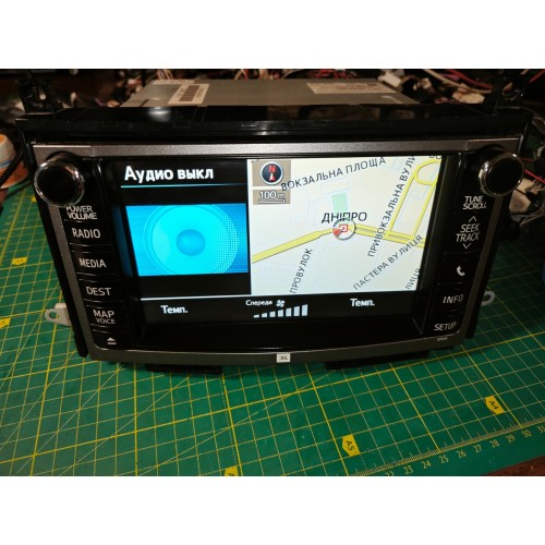 86107-0T020 JBL Toyota Venza 2014 Display Unit (E7042) G7 conversion to full EU 86107-0T020 JBL Toyota Venza 2014 Display Unit (E7042) G7 conversion to full EU